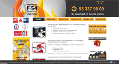 Desktop Screenshot of extintoresf54.com