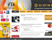 Tablet Screenshot of extintoresf54.com